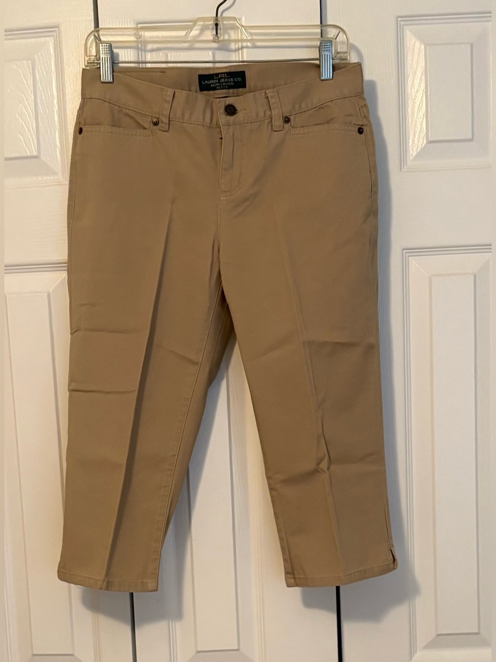 Ralph Lauren Tan Cropped Pants